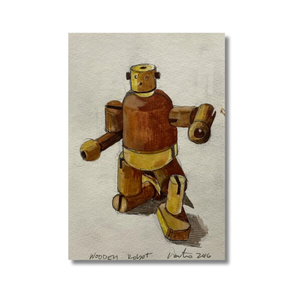Wooden Robot